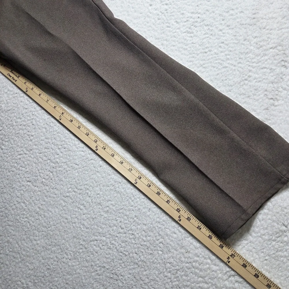 Vintage‎ 70s Wrangler Pants 32x26 USA Made Brown Polyester Leisure Talon 42